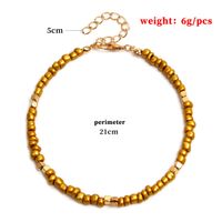 Wholesale Jewelry Vacation Color Block Bead Anklet main image 5