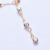 Wholesale Jewelry Simple Style Solid Color Metal Rhinestones Body Chain main image 2