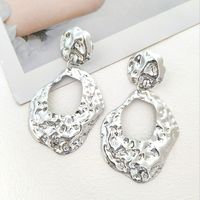 1 Pair Vacation Square Maple Leaf Heart Shape Plating Alloy Drop Earrings sku image 11