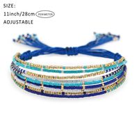 Ethnic Style Geometric Seed Bead Beaded Handmade Unisex Bracelets main image 2