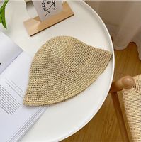 Women's Vacation Simple Style Bow Knot Big Eaves Sun Hat sku image 4