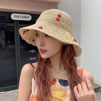 Women's Vacation Simple Style Bow Knot Big Eaves Sun Hat sku image 37