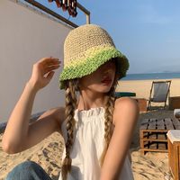 Women's Vacation Simple Style Bow Knot Big Eaves Sun Hat sku image 39