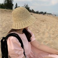 Women's Vacation Simple Style Bow Knot Big Eaves Sun Hat sku image 14