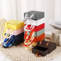Simple Style Solid Color Paper Jewelry Packaging Bags main image 1