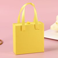 Simple Style Solid Color Paper Jewelry Packaging Bags sku image 5