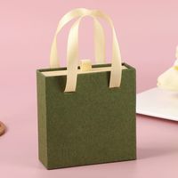 Simple Style Solid Color Paper Jewelry Packaging Bags sku image 3