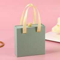 Simple Style Solid Color Paper Jewelry Packaging Bags sku image 7