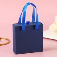 Simple Style Solid Color Paper Jewelry Packaging Bags sku image 9