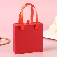 Simple Style Solid Color Paper Jewelry Packaging Bags sku image 10