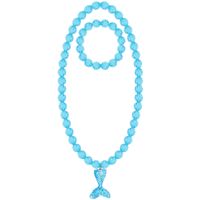 Simple Style Ocean Glass Wholesale Bracelets Necklace sku image 5