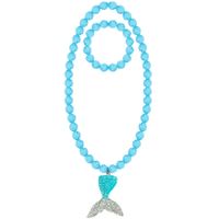 Simple Style Ocean Glass Wholesale Bracelets Necklace sku image 6