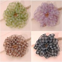 Simple Style Color Block Lace Pleated Hair Tie main image 3