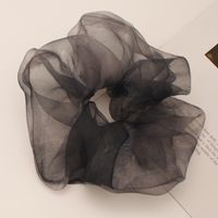 Simple Style Color Block Lace Pleated Hair Tie sku image 2