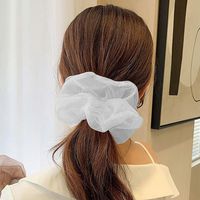 Simple Style Color Block Lace Pleated Hair Tie sku image 15