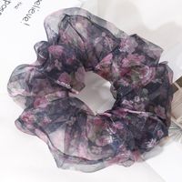 Simple Style Color Block Lace Pleated Hair Tie sku image 11