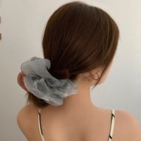 Simple Style Color Block Lace Pleated Hair Tie main image 5