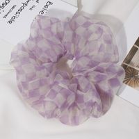 Simple Style Color Block Lace Pleated Hair Tie sku image 5
