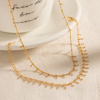 Ins Style Stainless Steel Plating 18k Gold Plated Necklace main image 5
