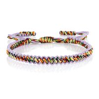 Retro Geometric Rope Knitting Unisex Bracelets sku image 8