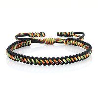 Retro Geometric Rope Knitting Unisex Bracelets sku image 16