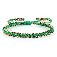 Retro Geometric Rope Knitting Unisex Bracelets sku image 11