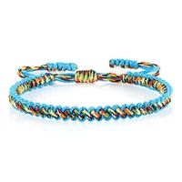 Retro Geometric Rope Knitting Unisex Bracelets sku image 10