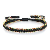 Retro Geometric Rope Knitting Unisex Bracelets sku image 15