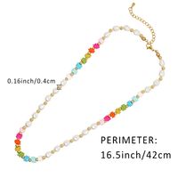 Artistic Colorful Imitation Pearl Soft Clay Wholesale Bracelets Necklace sku image 7