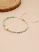 Sweet Colorful Artificial Crystal Freshwater Pearl Beaded Women's Bracelets main image 4