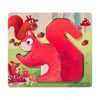 Puzzles Toddler(3-6years) Cartoon Wood Toys sku image 4