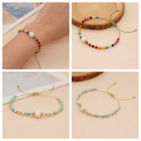 Sweet Colorful Artificial Crystal Freshwater Pearl Beaded Women's Bracelets main image 1