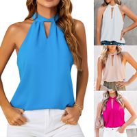 Women's Chiffon Shirt Blouses Bowknot Streetwear Solid Color main image 1