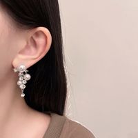 Classic Style Geometric Alloy Inlay Artificial Gemstones Women's Drop Earrings main image 5