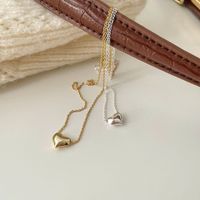 Wholesale Casual Heart Shape Sterling Silver Pendant Necklace main image 5
