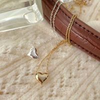 Wholesale Casual Heart Shape Sterling Silver Pendant Necklace main image 3