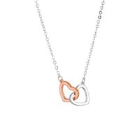 Wholesale Simple Style Heart Shape Sterling Silver Zircon Pendant Necklace main image 4