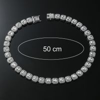 Hip Hop Géométrique Alliage Placage Incruster Strass Unisexe Collier main image 3