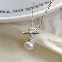 Wholesale Elegant Ball Sterling Silver Shell Pendant Necklace main image 4