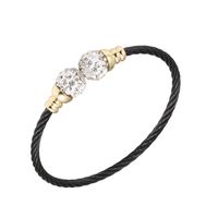 Streetwear Star Stainless Steel Inlay Artificial Gemstones Rings Bracelets Earrings sku image 6