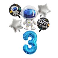 Birthday Astronaut Aluminum Film Party Balloons main image 5