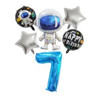 Birthday Astronaut Aluminum Film Party Balloons sku image 7