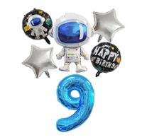 Birthday Astronaut Aluminum Film Party Balloons sku image 9