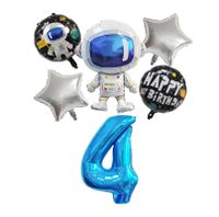 Birthday Astronaut Aluminum Film Party Balloons main image 2