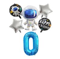Birthday Astronaut Aluminum Film Party Balloons sku image 10