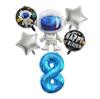 Birthday Astronaut Aluminum Film Party Balloons sku image 8