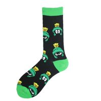 Women's Simple Style Shark Cotton Printing Ankle Socks A Pair sku image 8