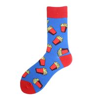 Women's Simple Style Shark Cotton Printing Ankle Socks A Pair sku image 10