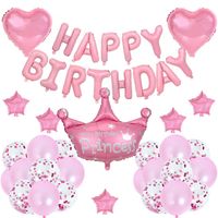 Birthday Letter Heart Shape Aluminum Film Party Balloons sku image 5