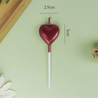 Birthday Simple Style Heart Shape Paraffin Party Candle sku image 8